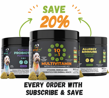 Googipet 10-in-1 Multivitamin Chews for Dogs – Chicken Flavor