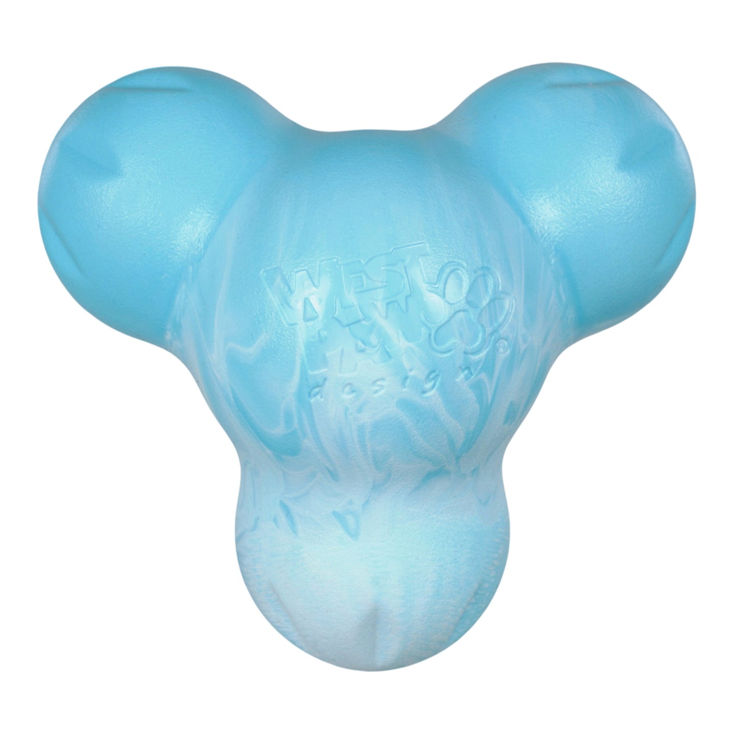 West Paw Tux Aqua Swirl Treat Toy – Tough Puzzle Toy