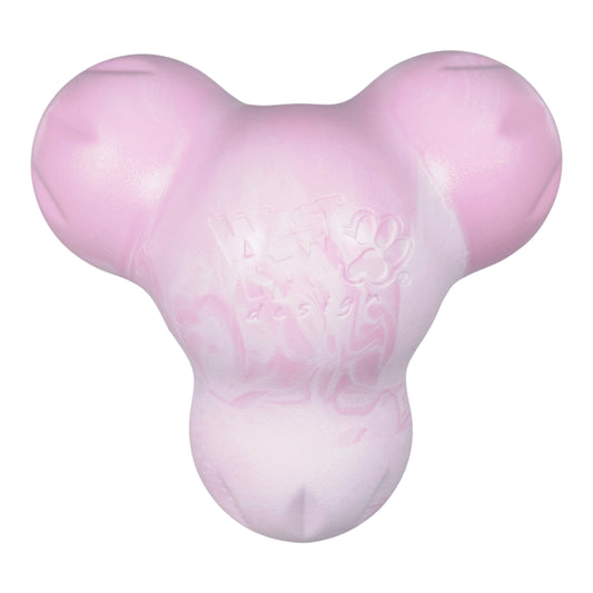 West Paw Tux Bubblegum Swirl Treat Toy – Tough Puzzle Toy