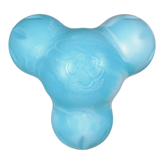 West Paw Tux Aqua Swirl Treat Toy – Tough Puzzle Toy