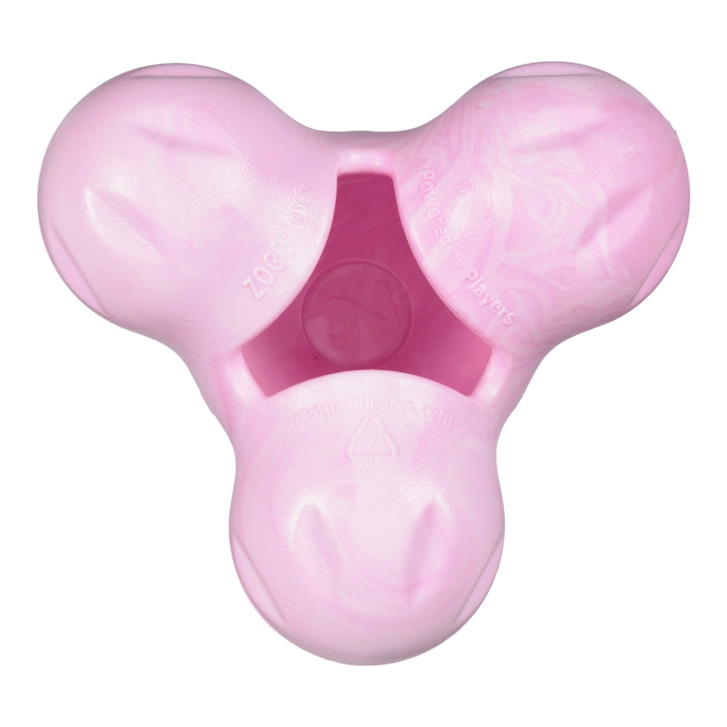 West Paw Tux Bubblegum Swirl Treat Toy – Tough Puzzle Toy