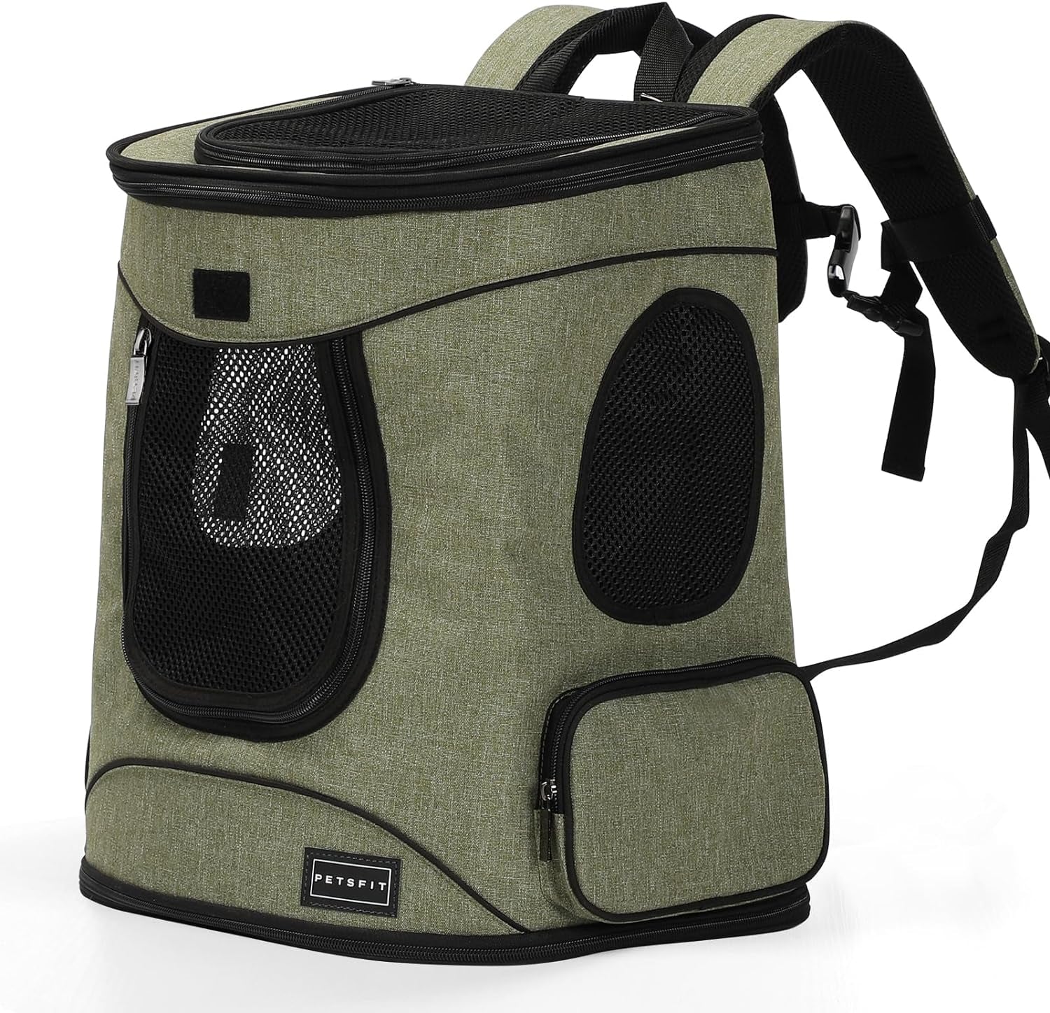 Petsfit Pet Backpack Carrier – Upgraded Waist Support Travel Backpack for Small Dogs, Cats, and Rabbits