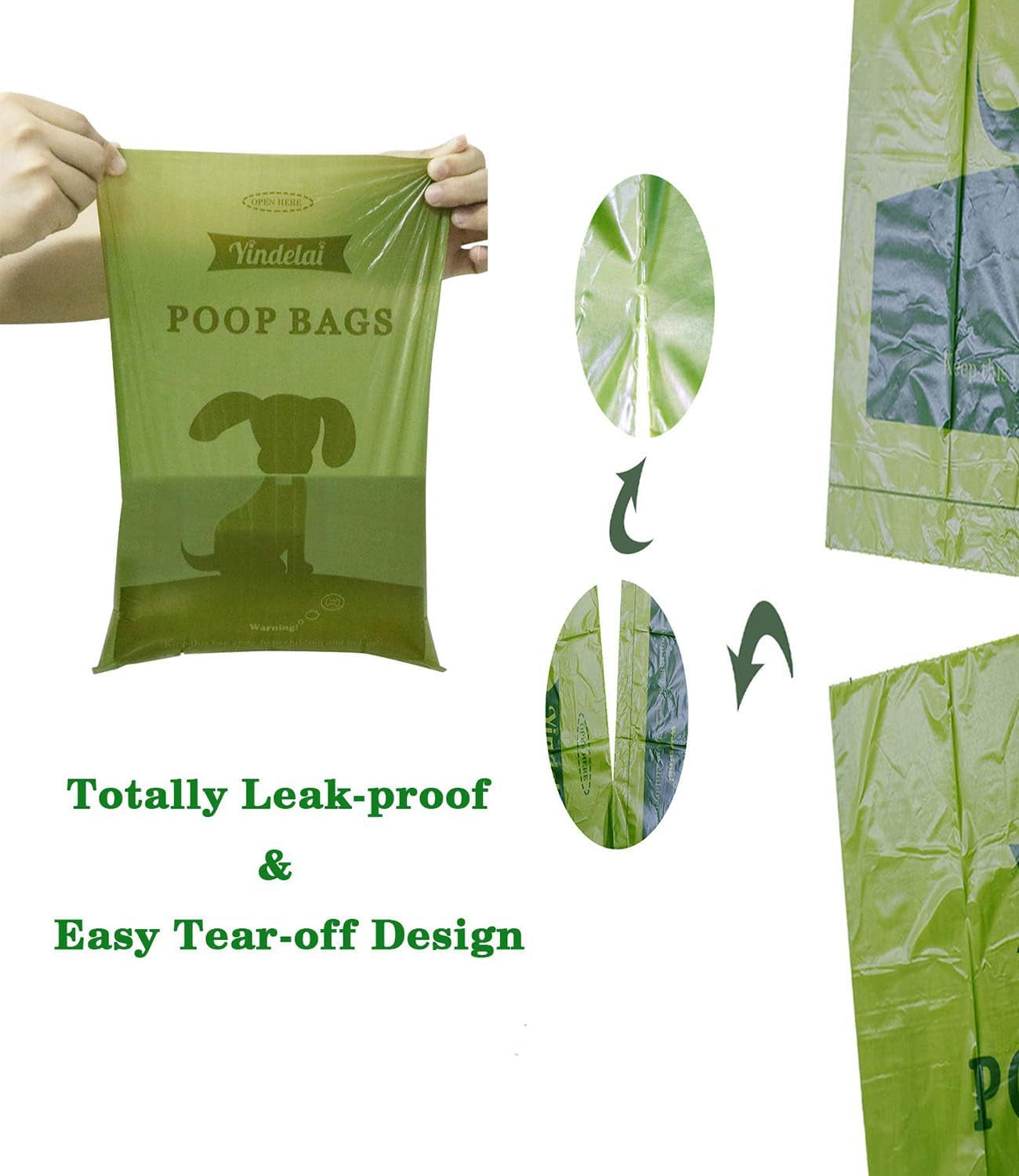 Biodegradable Scented Dog Poop Bags – Leak-Proof Pet Waste Bags with Dispenser, 18 Rolls, 450 Count