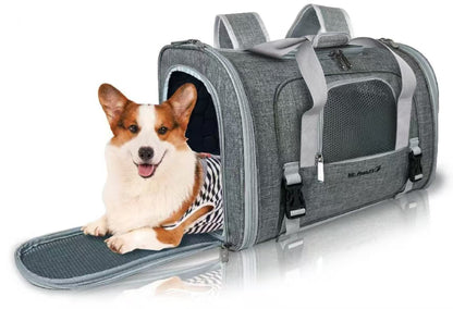 Mr. Peanut’s Monterey Horizontal Backpack Pet Carrier – FAA Airline-Friendly Travel Carrier