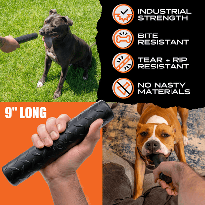 Chew Stick Dog Toy – Tough Rubber Stick for Aggressive Chewers