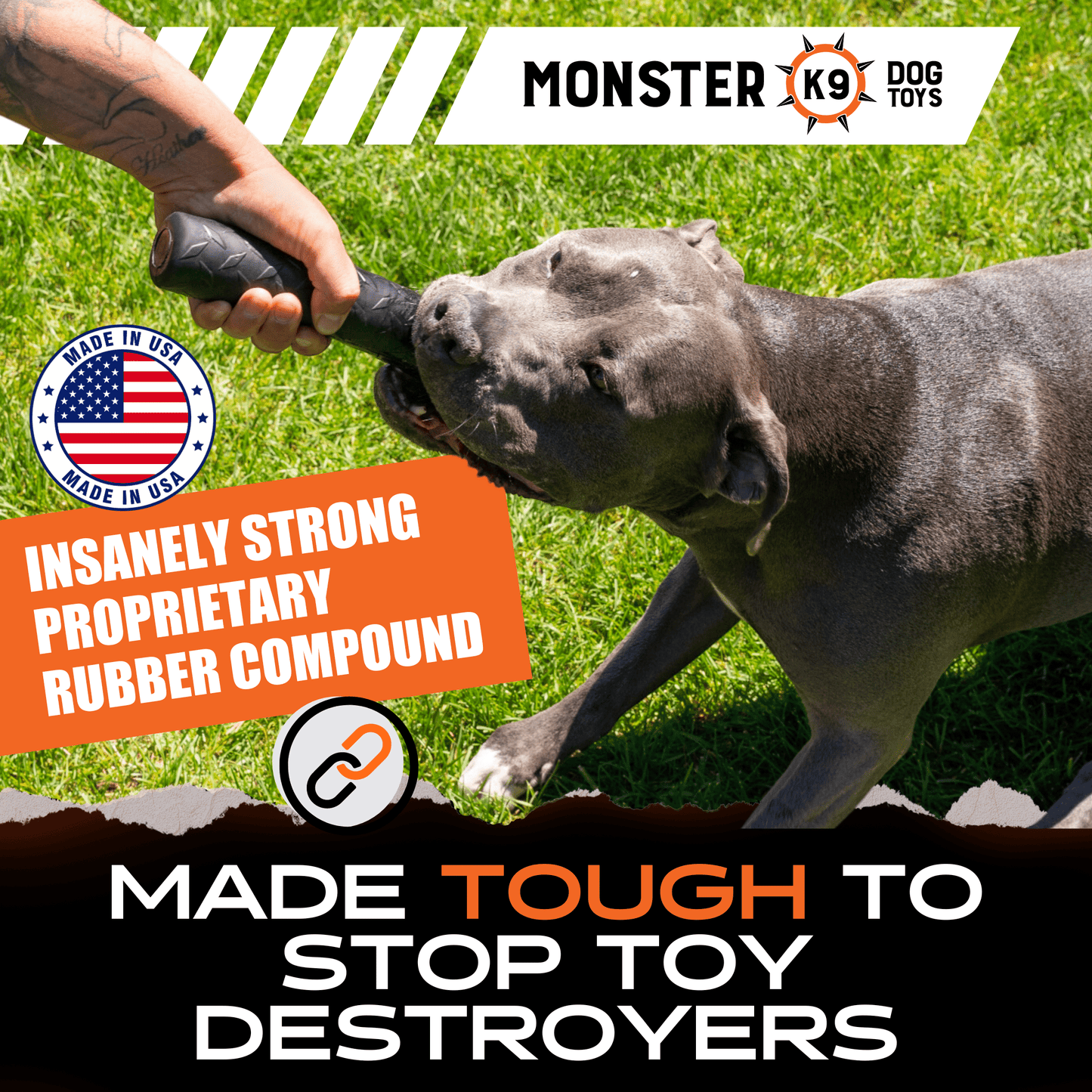 Chew Stick Dog Toy – Tough Rubber Stick for Aggressive Chewers