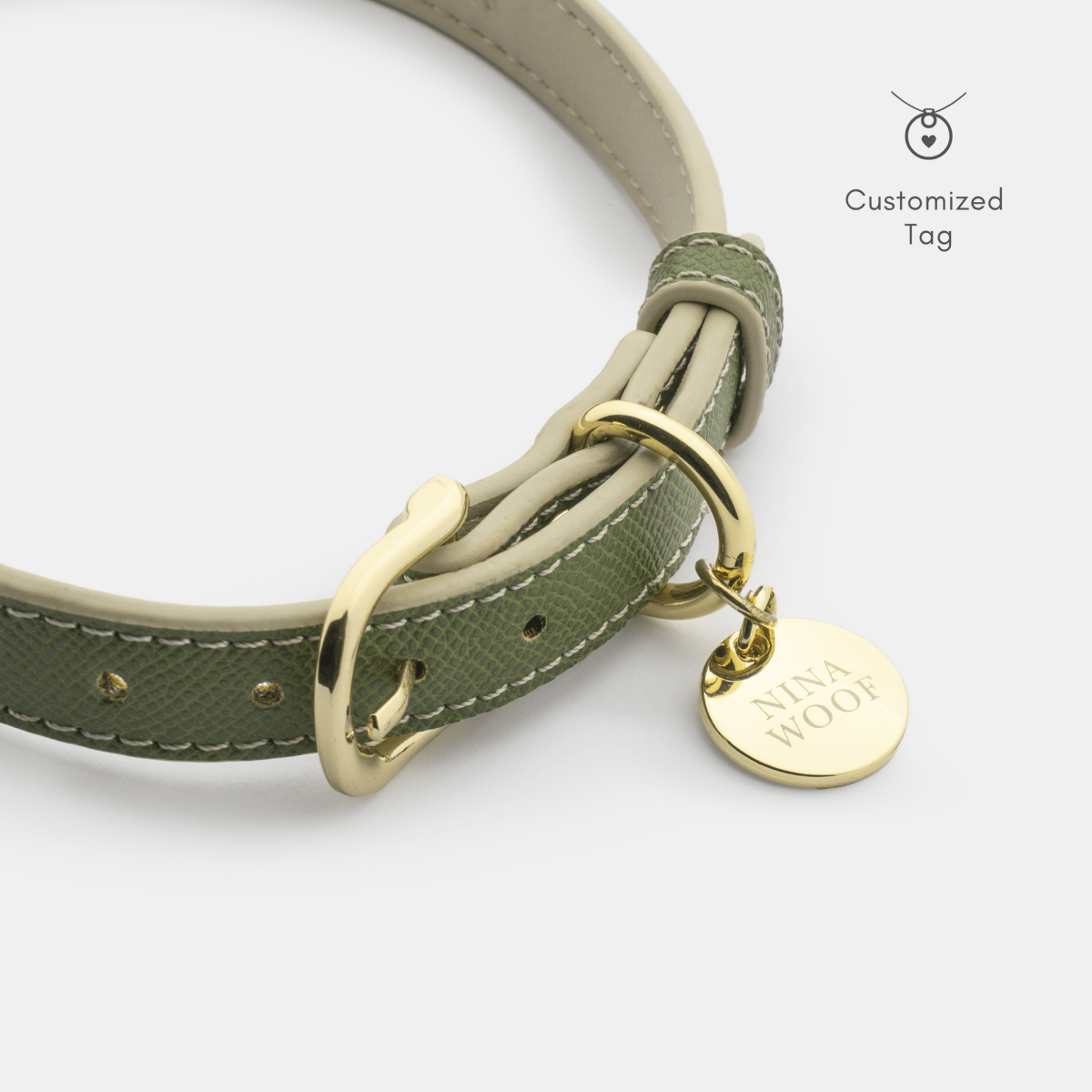 Nina Woof Copenhagen Dog Collar – Vegan Leather