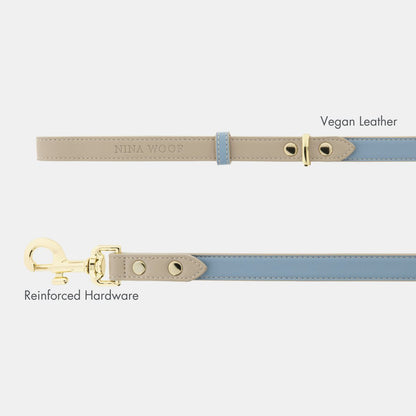 Nina Woof Cupertino Dog Leash – Vegan Leather, 4ft