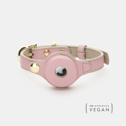 Nina Woof Cupertino AirTag Dog Collar – Vegan Leather