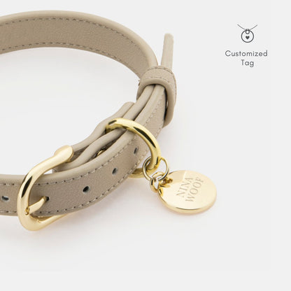 Nina Woof Cupertino AirTag Dog Collar – Vegan Leather