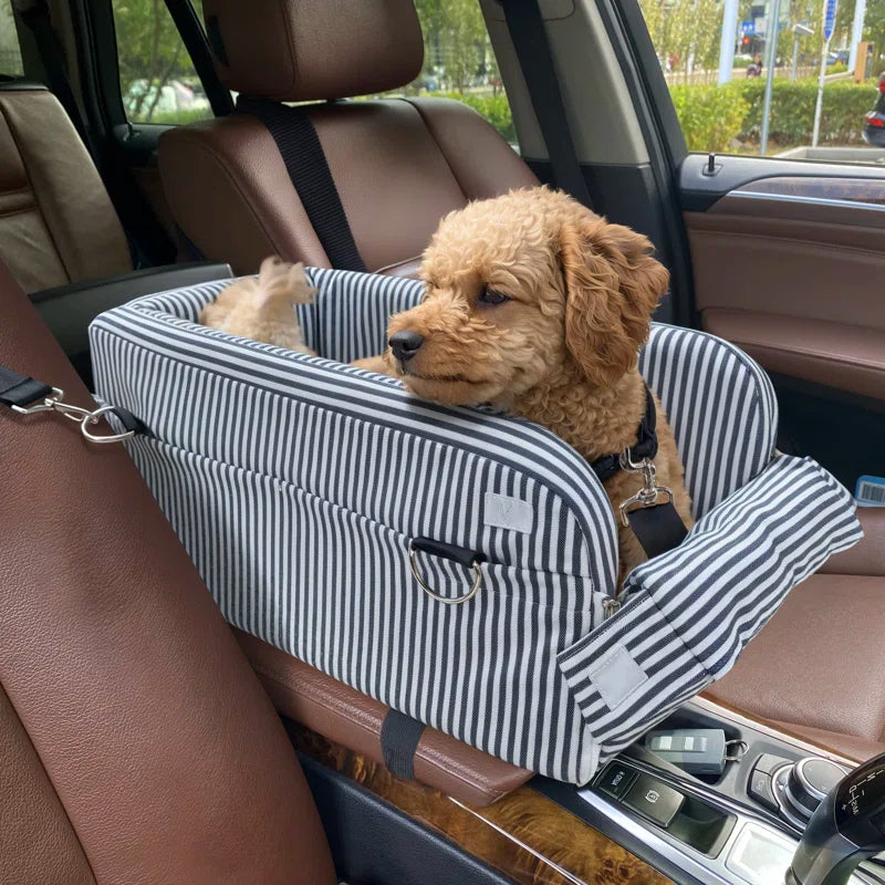Center Console Dog Car Seat for Small Dogs