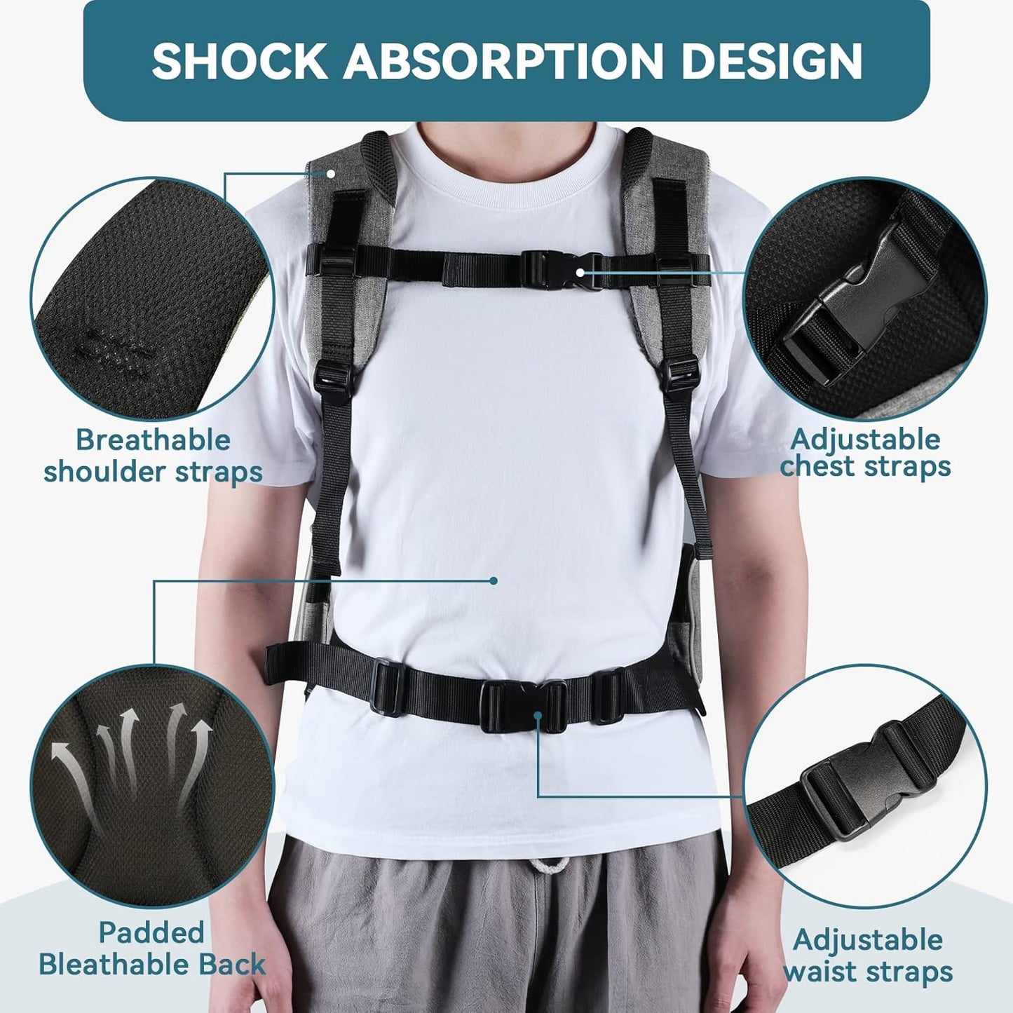 Petsfit Pet Backpack Carrier – Upgraded Waist Support Travel Backpack for Small Dogs, Cats, and Rabbits
