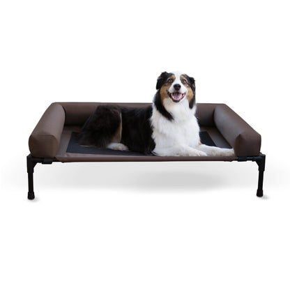 K&H Original Bolster Elevated Pet Cot – Indoor/Outdoor Cooling Pet Bed