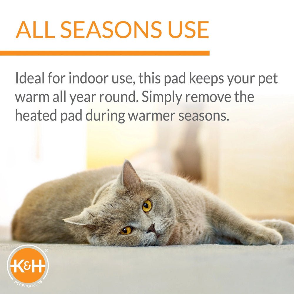 K&H Thermo-Kitty Heated Cat Mat – Indoor Warming Bed