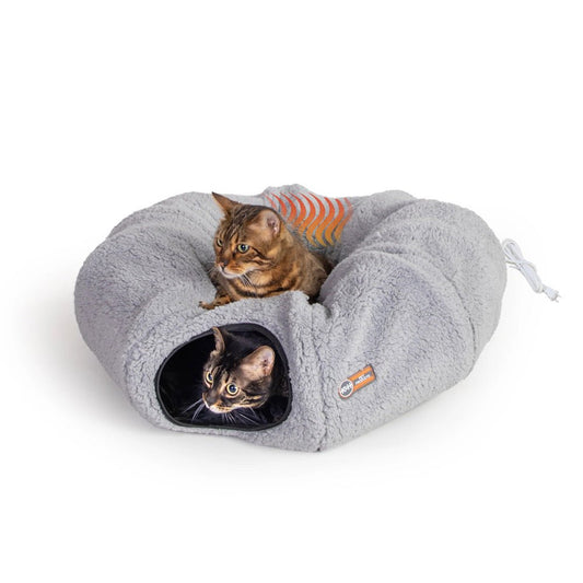 K&H Thermo-Kitty Heated Cat Tunnel – Heated Cat Bed & Play Tunnel