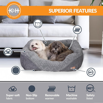 K&H Thermo-Pet Lounge Sleeper – Heated Cat & Small Dog Bed