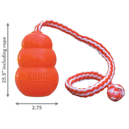 KONG Aqua Floating Dog Toy – Water Fetch Toy with Rope