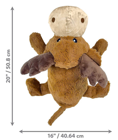 KONG Cozie Jumbo Marvin – XL Plush Moose Dog Toy