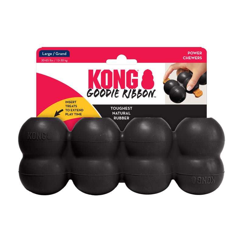 KONG Extreme Goodie Ribbon – Tough Treat-Filling Dog Toy