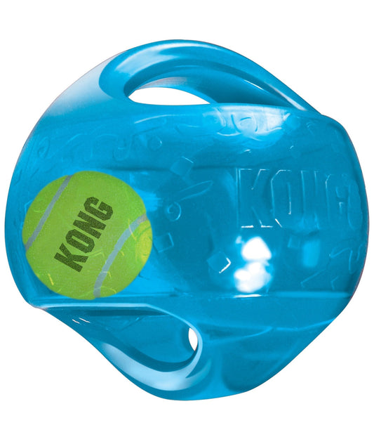 KONG Jumbler Ball – Squeaky Fetch & Tug Dog Toy