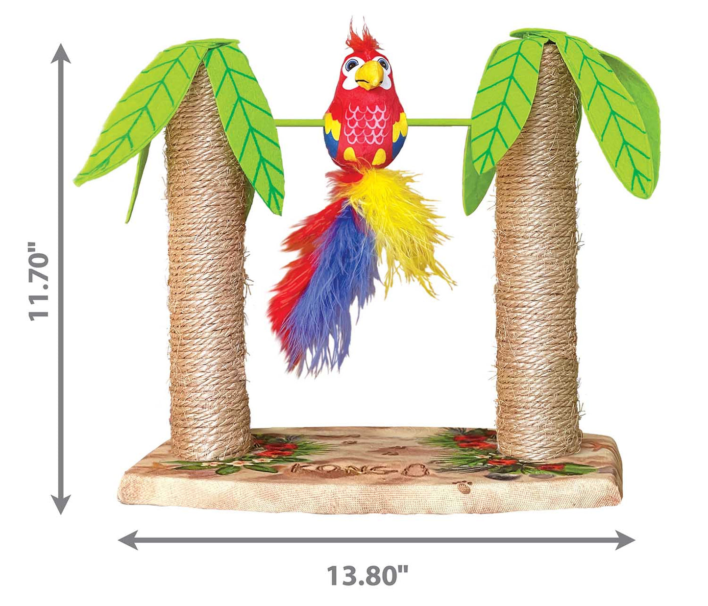 KONG Play Spaces Tiki Twirl – Interactive Cat Toy