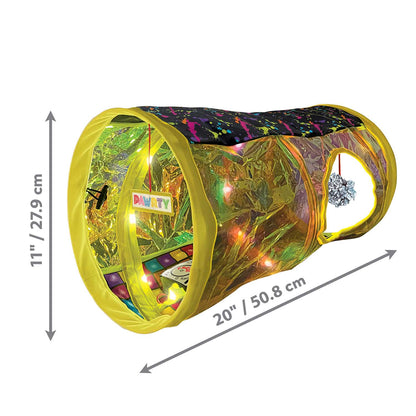KONG Play Spaces Rave Cave – Interactive Cat Tunnel Toy