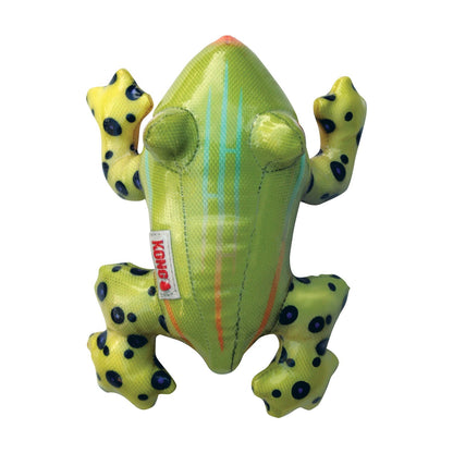 KONG Shieldz Tropics Dog Toy – Medium Squeaky Floating Toy