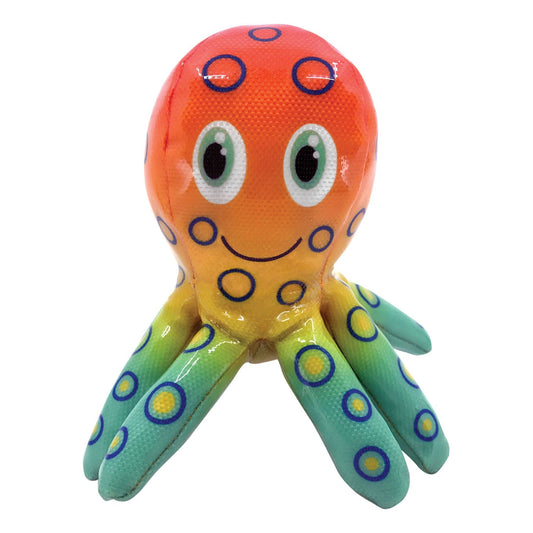 KONG Shieldz Tropics Dog Toy – Medium Squeaky Floating Toy