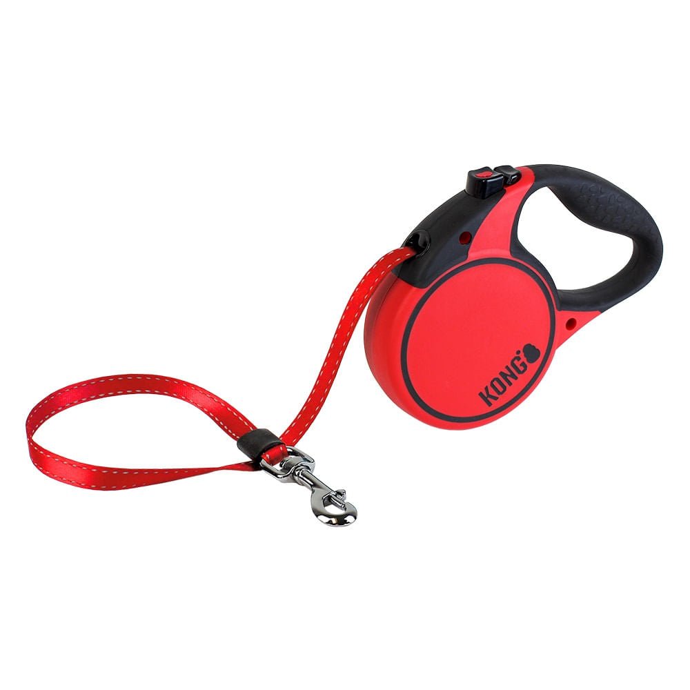 KONG Terrain Retractable Dog Leash – 16 ft Reflective Walking Leash