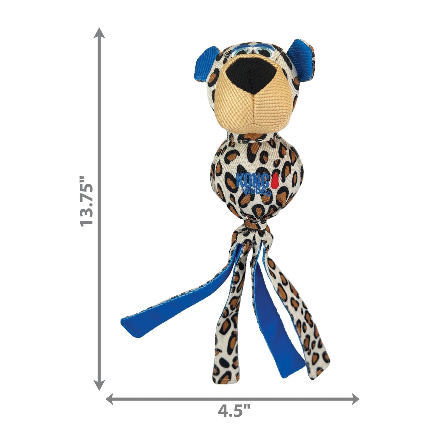 KONG Wubba Zoo Dog Toy – Plush Tug & Shake Toy