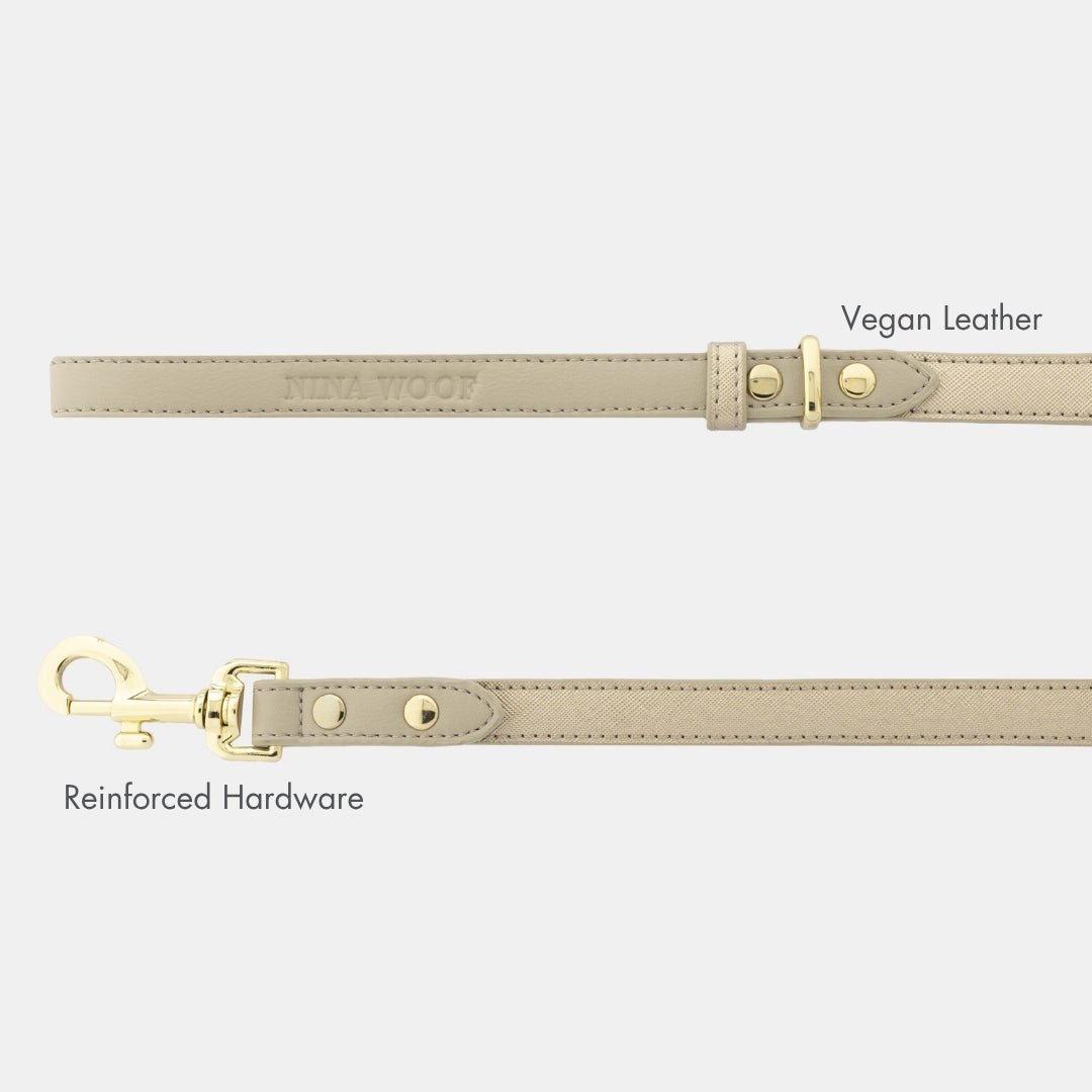 Nina Woof Vegan Leather Dog Leash – 4ft