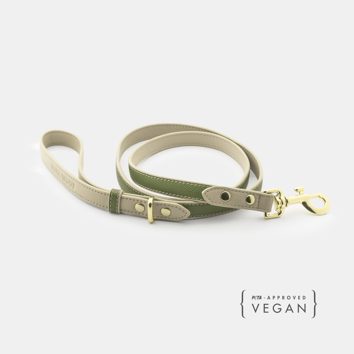 Nina Woof Vegan Leather Dog Leash – 4ft