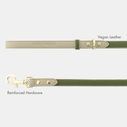 Nina Woof Copenhagen Dog Leash – Vegan Leather, 4ft