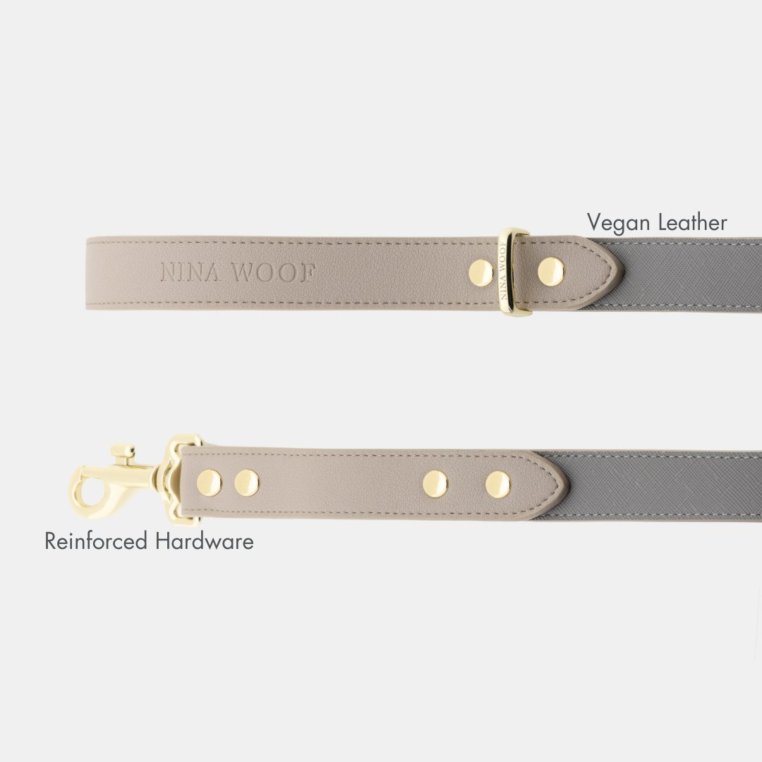 Nina Woof London Dog Leash – Vegan Leather, 4ft