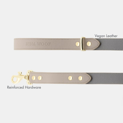 Nina Woof London Dog Leash – Vegan Leather, 4ft