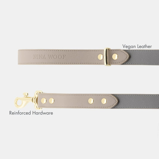 Nina Woof London Dog Leash – Vegan Leather, 4ft