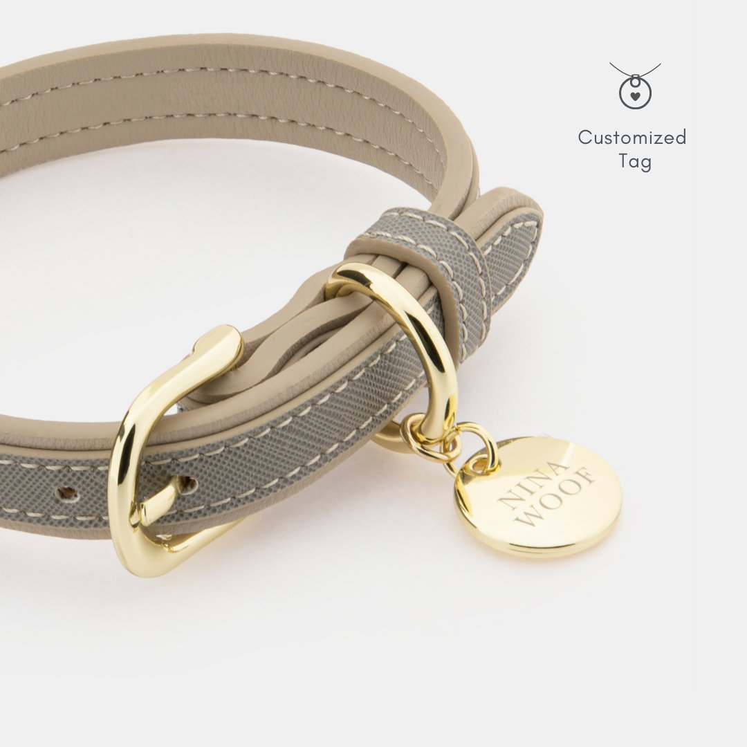 Nina Woof London Dog Collar – Vegan Leather