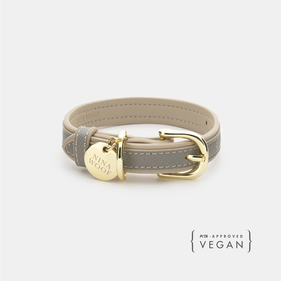 Nina Woof London Dog Collar – Vegan Leather