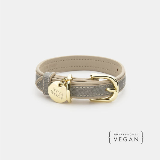 Nina Woof London Dog Collar – Vegan Leather