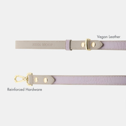 Nina Woof Milan Dog Leash – Vegan Leather, 4ft