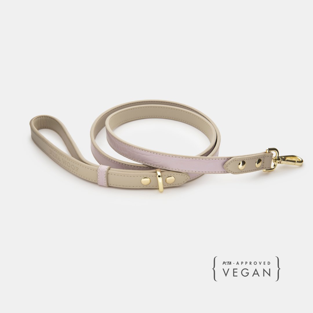 Nina Woof Milan Dog Leash – Vegan Leather, 4ft