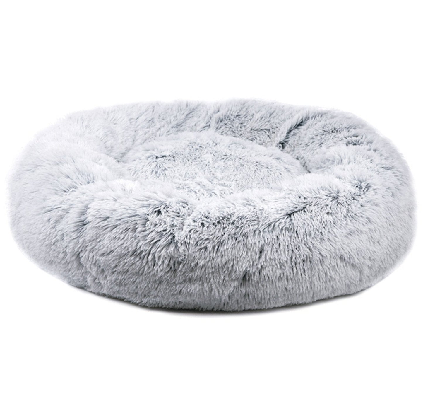 Mr. Peanut’s 28” OrthoPlush Pet Bed – Snowflake White Two-Tone Orthopedic Dog &amp; Cat Bed