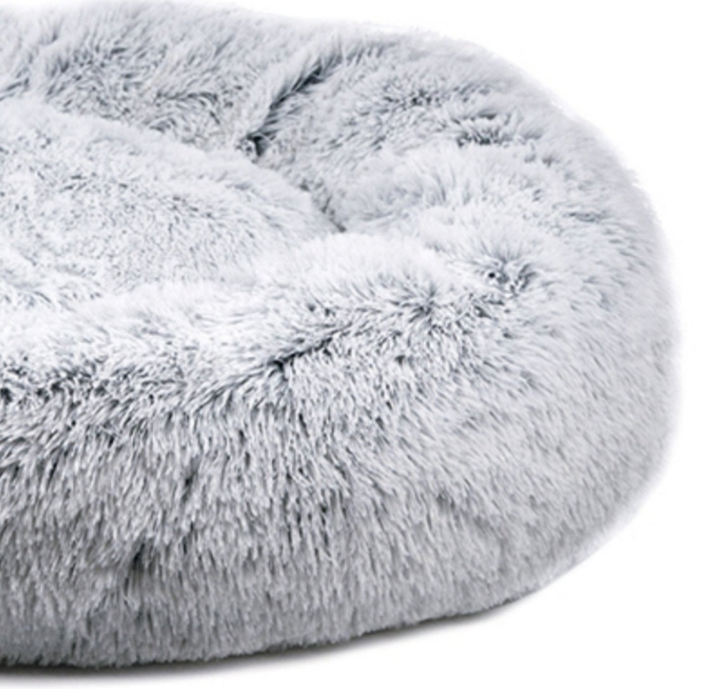 Mr. Peanut’s 28” OrthoPlush Pet Bed – Snowflake White Two-Tone Orthopedic Dog &amp; Cat Bed