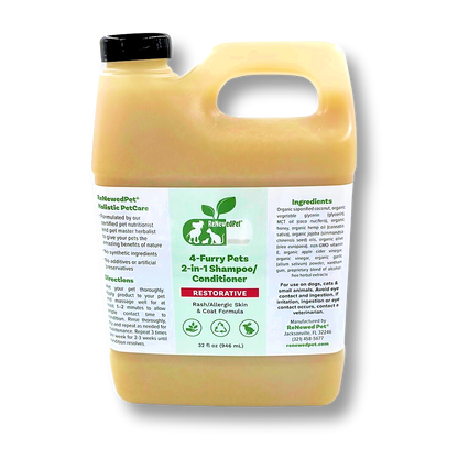 ReNewedPet 2-in-1 Restorative Pet Shampoo & Conditioner