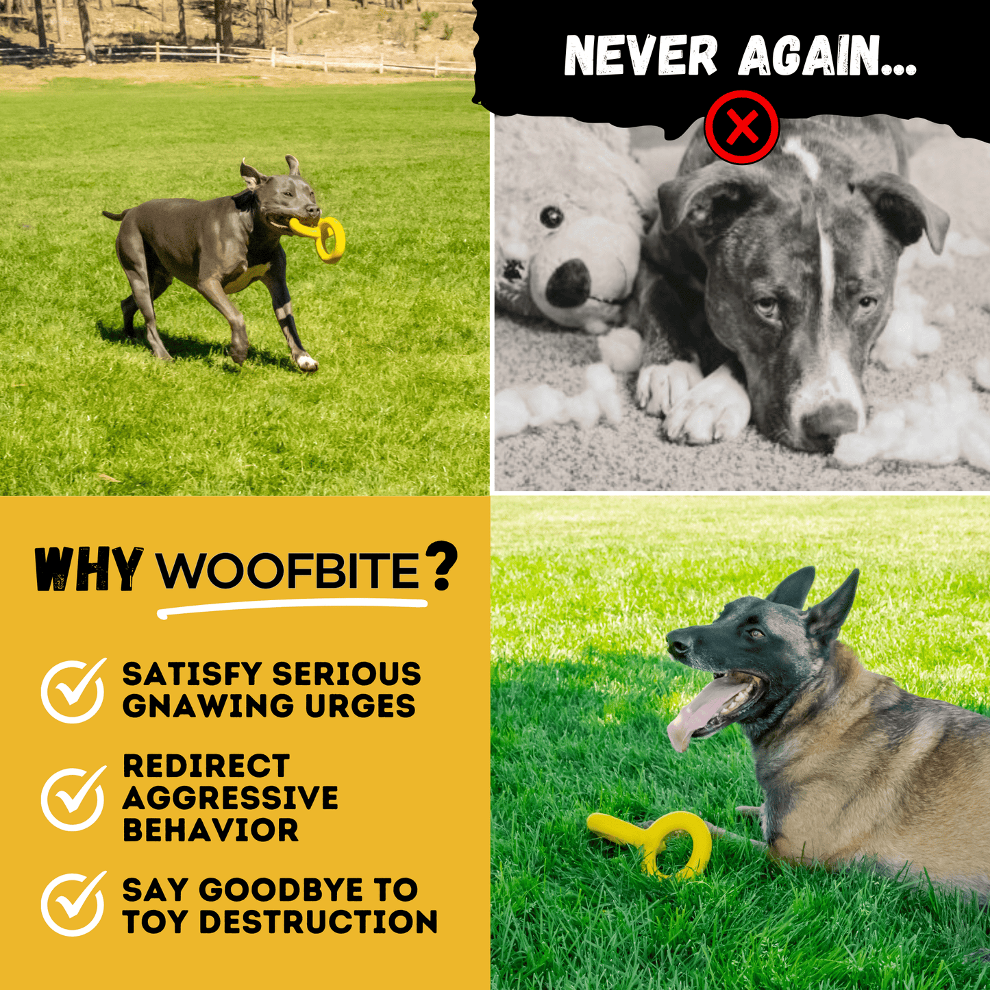 Tug Chain Dog Toy – Heavy-Duty Rubber Tug Toy for Aggressive Chewers