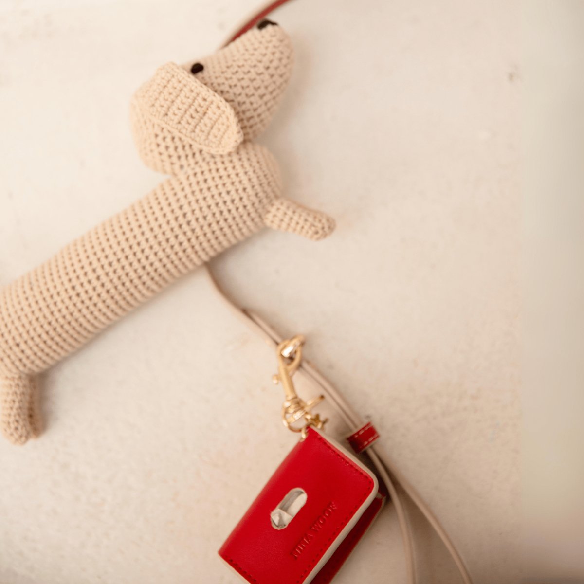 Nina Woof Vegan Leather Waste Bag Holder